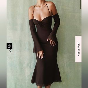 Naomi' midi dress- house of CB dress
